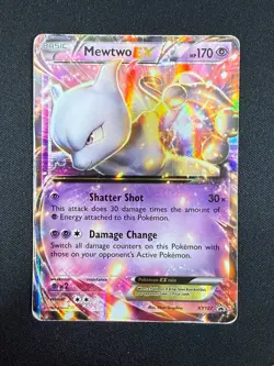 Mewtwo EX - XY107 - Triple Power Tin - Holo XY Black Star Promos - Pokemon (HP) - Image 1