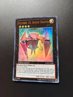 Yugioh Number 16:Shock Master JUMP-EN060 Limited Edition Ultra Rare Holo - Image 2