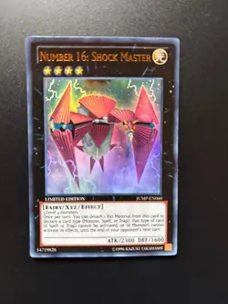 Yugioh Number 16:Shock Master JUMP-EN060 Limited Edition Ultra Rare Holo - Image 4