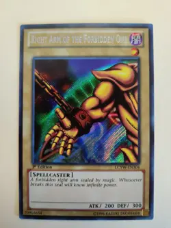 Right Arm of the Forbidden One - LCYW-EN30 Secret Rare 1st Ed LP - Image 1