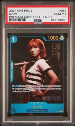 2024 One Piece Premium Card Collection - Live Action Edition - Nami #053 PSA 10 - Image 1