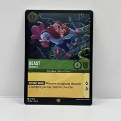 Beast - Relentless - 70/204 - Legendary - Cold Foil NM-Mint Disney Lorcana - Image 1