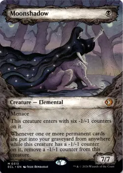 Moonshadow (0313) SHOWCASE Lorwyn Eclipsed Magic MTG NM - Image 1