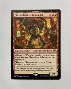 x1 Slash, Reptile Rampager TMT Ninja Turtles MTG 108 M/NM 1x - Image 1
