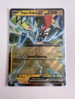 Tapu Koko ex 051/159 Double Rare Holo Near Mint Condition Journey Together - Image 1