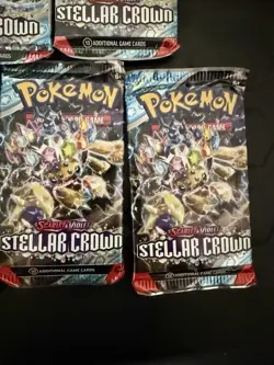 Pokemon TCG Stellar Crown Boost Packs X5 - Brand New sealed Bundle - Image 4