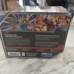 Pokemon Slashing Legends Koraidon EX Factory Sealed Tin – 5 Booster Packs TCG - Image 2