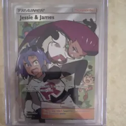 Pokemon Jessie & James Trainer Full Art Holo Ultra Rare 68/68 Hidden Fates - Image 1