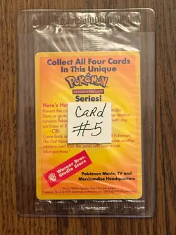 1999 POKEMON DRAGONITE #5 MOVIE PROMO PACKAGE #5 - Image 2