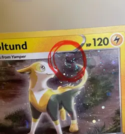 POKEMON BOLTUND #076/202 RARE COSMOS HOLO WITH SWIRL SWORD & SHIELD NM CARD - Image 2
