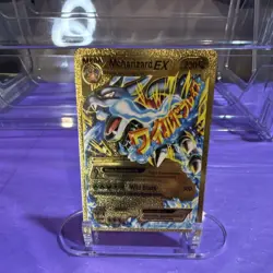 Pokemon Mega Charizard EX Gold Foil Card - Image 1