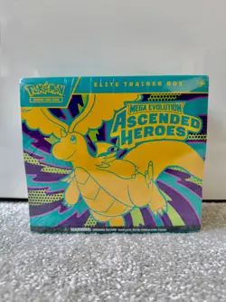 Pokemon TCG Mega Evolution Ascended Heroes ETB Elite Trainer Box Sealed FOC P&P - Image 1