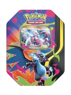 Pokemon TCG: Mega Charizard Tin - Mega Charizard X ex -4 boosters & 1 foil promo - Image 4