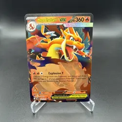 Mega Charizard Y ex 022/217 Ascended Heroes English Pokemon TCG In Hand - Image 1