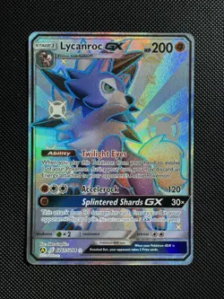 Lycanroc GX SV67/SV94 Hidden Fates Full Art Shiny Vault Pokemon TCG NM/MINT - Image 1