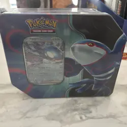 NEW SEALED POKEMON TCG SCARLET & VIOLET KYOGRE EX AZURE LEGENDS TIN - Image 1