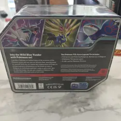 NEW SEALED POKEMON TCG SCARLET & VIOLET KYOGRE EX AZURE LEGENDS TIN - Image 2