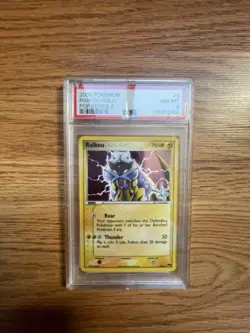 2006 Pokemon Raikou Holo 3/17 Pop Series 2 . PSA 8 - Image 1