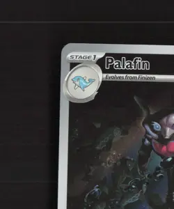 Palafin 225/091 Paldean Fates Full Art Ultra Rare Holo Pokemon Card NM - Image 3