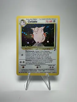 Pokemon TCG Base Set 2 Clefable Holo Rare #5/130 - Image 1