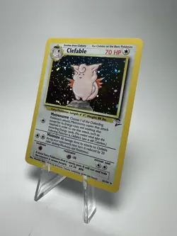 Pokemon TCG Base Set 2 Clefable Holo Rare #5/130 - Image 2