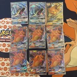 Pokemon Hidden Fates Charizard GX SM211 Gyarados GX SM212 Raichu GX Promos MINT - Image 1