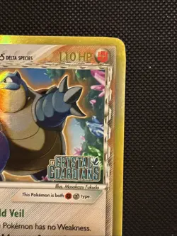 Pokemon TCG Blastoise 2/100 Crystal Guardians Reverse Holo Rare Stamped - Image 5