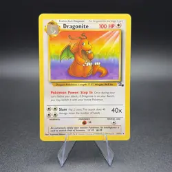 Pokemon Dragonite 19/62 Fossil Regular - LP - Image 1