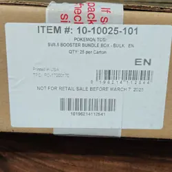 Pokemon TCG Prismatic Evolutions 25 BOX BOOSTER BUNDLE CASE Factory Sealed - Image 1
