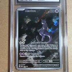 Pokemon Mewtwo 052 Sv: Scarlet & Violet Promo Holo CGC 10 - Image 3