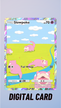 Slowpoke Full Art Genetic Apex Pokemon TCG Pocket 1 Star ⭐ (English) - Image 1