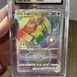 Pokemon Lugia VSTAR Secret Rainbow Rare Silver Tempest 202/195 CGC 9 GEM MINT - Image 4