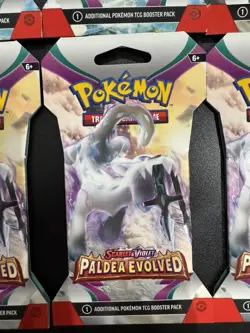 (Lot of 6) Pokemon TCG - Paldea Evolved Sleeved Booster Packs - SEALED NEW - Image 3