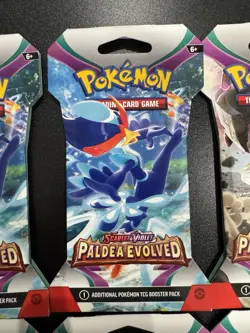 (Lot of 6) Pokemon TCG - Paldea Evolved Sleeved Booster Packs - SEALED NEW - Image 4