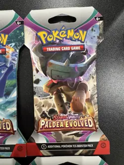 (Lot of 6) Pokemon TCG - Paldea Evolved Sleeved Booster Packs - SEALED NEW - Image 5