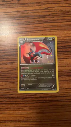 Pokemon Salamence Cosmos Holo 8/20 Dragon Vault LP - Image 1