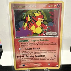 Pokemon Magmar 21/92 EX Legend Maker Holo Rare LP - Image 1