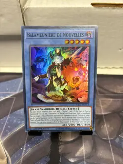 Yu-Gi-Oh! Balameuniere De Nouvelles 1st Ed. WISU-EN033 Super Rare NM/LP x1 - Image 1