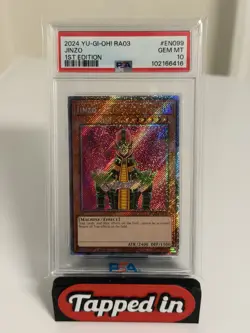 Yu-Gi-Oh 2024 RA03-EN099 Jinzo Platinum Rare 1st Edition PSA 10 - Image 1