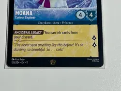 Disney Lorcana | Moana, Curious Explorer, Legendary | 155/204 - Image 4
