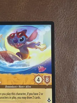 STITCH CAREFREE SURFER - Disney Lorcana/Fabled - 24/204, Legendary, COLD FOIL - Image 2