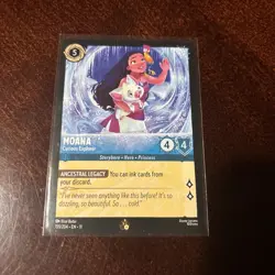 Moana - Curious Explorer 155/204 Winterspell Legendary Disney Lorcana TCG - Image 2
