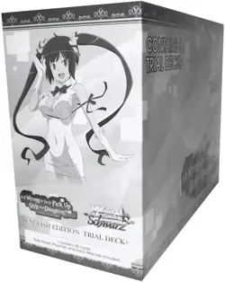 IS IT WRONG TO PICK UP GIRLS IN DUNGEON WEISS SCHWARZ Trial Deck Display SEALED - Image 1