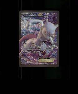 FAN-ART READ DESCRIPTION BELOW SPARKLING HOLO Mewtwo Card Pokemon Card p2 - Image 1