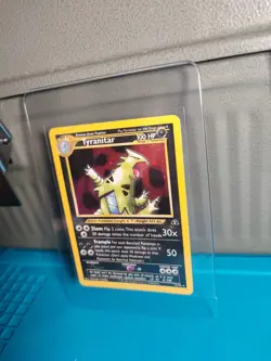 Pokemon Neo Discovery Tyranitar Card 12/75 Holo - Image 1