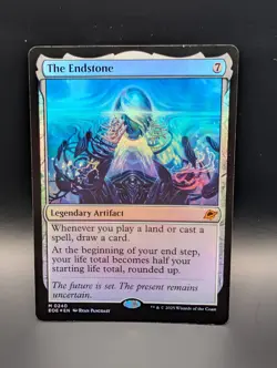 MTG - The Endstone - FOIL - Legendary Artifact - EOE #240 - Mythic - Image 1