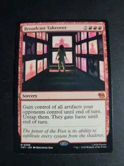 Broadcast Takeover Mythic MTG Ninja Turtles - Image 1