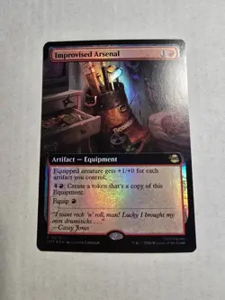 Improvised Arsenal (Extended Art) - FOIL - [Teenage Mutant Ninja Turtles] MTG - Image 1