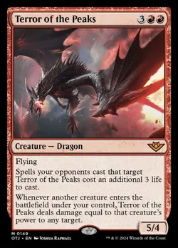 MTG Terror of the Peaks Outlaws of Thunder Junction #0149 FOIL - Image 1
