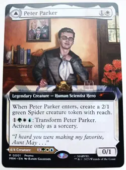 The Amazing Spider-Man Peter Parker NYCC 2025 Magic The Gathering Promo Card MTG - Image 2